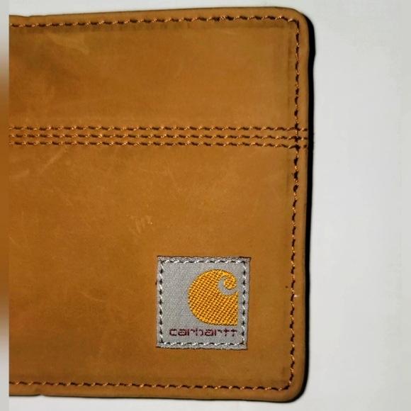 Carhartt Men's Casual Saddle Leather Walletu - Picture 8 of 11
